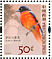 Scarlet Minivet Pericrocotus speciosus  2006 Birds definitives Prestige booklet