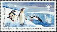 Gentoo Penguin Pygoscelis papua  2009 Preserve the polar regions and glaciers 2v set