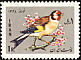 European Goldfinch Carduelis carduelis  1969 New year stamps 3v set