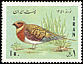 Pin-tailed Sandgrouse Pterocles alchata  1972 New year stamps 
