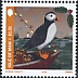 Atlantic Puffin Fratercula arctica  2023 Manx winter wildlife 6v set