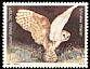 Western Barn Owl Tyto alba  1987 Biblical birds, owls s 37x27mm