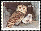 Desert Owl Strix hadorami  1987 Biblical birds, owls s 37x27mm