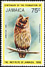 Jamaican Owl Asio grammicus  1980 Institute of Jamaica 5v set
