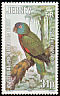 St. Lucia Amazon Amazona versicolor  1984 Jersey Wildlife Preservation Trust 6v set