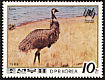 Emu Dromaius novaehollandiae  1988 Australian settlement 