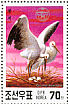 Oriental Stork Ciconia boyciana  1991 Endangered birds Sheet