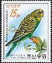 Budgerigar Melopsittacus undulatus  2008 Parrots, 2 wild and 2 tameforms 4v set