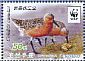 Red Knot Calidris canutus  2015 WWF 2x4v sheet