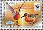 Red Knot Calidris canutus  2015 WWF 2x4v sheet