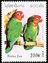 Lilian's Lovebird Agapornis lilianae  1997 Parrots 