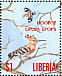 Eurasian Hoopoe Upupa epops  1994 Birds of Liberia Sheet