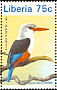 Grey-headed Kingfisher Halcyon leucocephala  1996 Kingfishers Strip