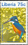 Shining-blue Kingfisher Alcedo quadribrachys  1996 Kingfishers Strip