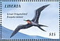 Great Frigatebird Fregata minor  1999 Marine life of the world 10v sheet