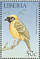 Village Weaver Ploceus cucullatus  1999 Birds of the world Sheet