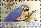 Blue-and-yellow Macaw Ara ararauna  1999 Legends, Maya 9v sheet