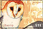 Western Barn Owl Tyto alba  2000 Woodland animals 4v sheet