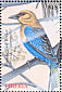 Blue-bellied Roller Coracias cyanogaster  2000 Birds of the world Sheet