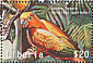 Golden Parakeet Guaruba guarouba  2000 Tropical birds of the world Sheet