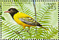 Black-headed Oriole Oriolus larvatus  2001 Birds of Africa Sheet