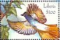 Blyth's Paradise Flycatcher Terpsiphone affinis  2001 Birds of Africa  MS