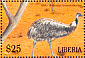 Emu Dromaius novaehollandiae  2001 Wildlife atlas of the world 6v sheet