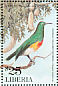 Eastern Double-collared Sunbird Cinnyris mediocris  2001 African wonderland 6v sheet