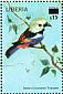 Seven-colored Tanager Tangara fastuosa  2003 Surcharge on 1998.05 Sheet