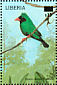 Grass-green Tanager Chlorornis riefferii  2003 Surcharge on 1998.05 Sheet