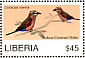 Purple Roller Coracias naevius  2007 Birds of Africa Sheet