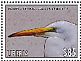 Great Egret Ardea alba  2013 Birds of the world Sheet