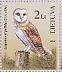 Western Barn Owl Tyto alba  2014 The Red Book of Lithuania Booklet
