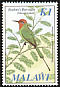 Böhm's Bee-eater Merops boehmi  1985 Audubon Upright wmk