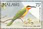 White-fronted Bee-eater Merops bullockoides  1992 Birds Sheet
