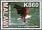 African Fish Eagle Haliaeetus vocifer  2014 Lake Malawi 10v set