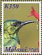 Collared Sunbird Hedydipna collaris  2016 Birds of Malawi  MS MS MS MS MS