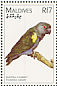 Rüppell's Parrot Poicephalus rueppellii  1997 Birds of the world Sheet