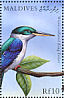 Collared Kingfisher Todiramphus chloris  2000 Birds of the tropics Sheet