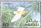 Eastern Cattle Egret Bubulcus coromandus  2002 Birds of the Maldives Sheet