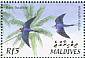 Barn Swallow Hirundo rustica  2002 Birds of the Maldives Sheet