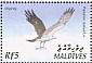 Western Osprey Pandion haliaetus  2002 Birds of the Maldives Sheet