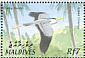 Grey Heron Ardea cinerea  2002 Birds of the Maldives Sheet