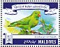 Vernal Hanging Parrot Loriculus vernalis  2015 Parrots Sheet