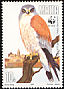 Lesser Kestrel Falco naumanni  1991 WWF Strip