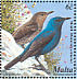 Blue Rock Thrush Monticola solitarius  2001 Birds of Malta Sheet