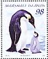 Emperor Penguin Aptenodytes forsteri  2011 Antarctic treaty Sheet, diverse text colours