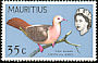 Pink Pigeon Nesoenas mayeri  1965 Definitives Upright wmk