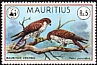 Mauritius Kestrel Falco punctatus  1978 WWF 4v set