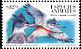 Belted Kingfisher Megaceryle alcyon  1995 Animals 4v strip